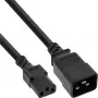 Cavo adattatore di alimentazione InLine, IEC-60320 C20 a C13, 3x1,5mm², max. 10A, 3m