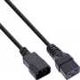 Cavo adattatore di alimentazione InLine, IEC-60320 C14 a C19, 3x1,5mm², max. 10A, 2m