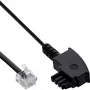 InLine cavo splitter ADSL TAE-F tedesco / connettore 6P2C DEC 25 m