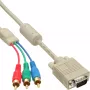 InLine cavo VGA RGB connettore VGA / 3x connettore RCA 2 m