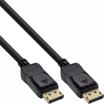 InLine cavo DisplayPort nero placcato oro 1,5 m