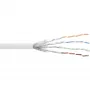Cavo patch InLine S/FTP PiMF Cat.6 AWG27 PVC CU 100 m, bianco