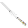 Cavo patch InLine SF/UTP Cat.5e AWG26 CCA PVC bianco 100 m