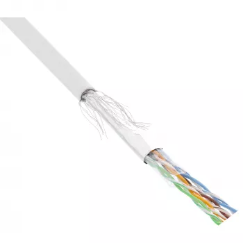 Cavo patch InLine SF/UTP Cat.5e AWG26 CCA PVC bianco 100 m