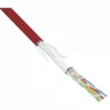 Cavo patch InLine SF/UTP Cat.5e AWG26 CCA PVC rosso 100 m