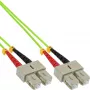 Cavo in fibra ottica duplex InLine SC/SC 50/125µm OM5 15 m