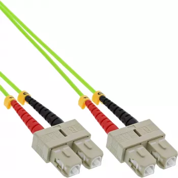 Cavo in fibra ottica duplex InLine SC/SC 50/125µm OM5 5 m