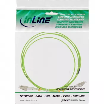 Cavo in fibra ottica duplex InLine LC/LC 50/125µm OM5 20 m