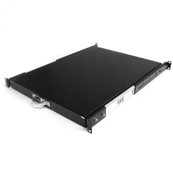 StarTech.com mensola estraibile per tastiera rack server 1U, 55lbs (25 kg), guida in acciaio profonda 22