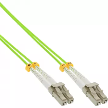 Cavo in fibra ottica duplex InLine LC/LC 50/125µm OM5 25 m