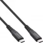 Cavo USB4 InLine, USB-C maschio/maschio, PD 240W, 8K60Hz, TPE nero 1 m