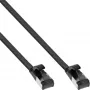 Cavo patch flat InLine, U/FTP, Cat.8.1, TPE senza alogeni, nero, 5 m