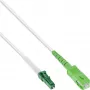 Cavo in fibra ottica simplex InLine, FTTH, LC/APC8° a SC/APC8° 9/125µm OS2 15m