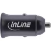Adattatore caricabatterie USB da auto InLine Power Delivery, 2x USB-C, nero