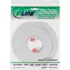 Cavo patch flat ultrasottile InLine U/UTP Cat.6 Gigabit bianco 15m