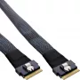 Cavo SAS slim InLine, SFF-8654 8X su SFF-8654 8X, 48 Gb/s, 0,5 m