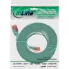 Cavo patch piatto ultraslim InLine U/UTP Cat.6 Gigabit verde 3 m