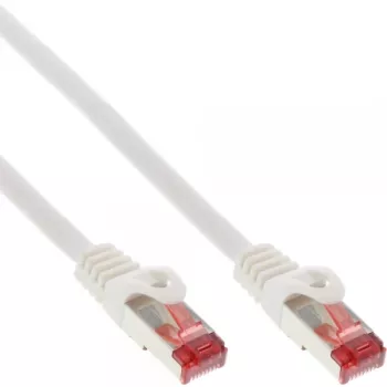Cavo patch InLine S/FTP PiMF Cat.6 250MHz PVC rame bianco 25 m