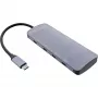 Hub USB 3.2 Gen.2 InLine, 4x USB-C + 3x USB-A, PD 100W, alluminio, grigio