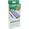 Hub USB 3.2 Gen.2 InLine, 4x USB-C + 3x USB-A, PD 100W, alluminio, grigio