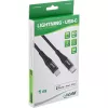 Cavo InLine USB-C su Lightning, per iPad, iPhone, iPod, nero/alluminio, 2 m MFi