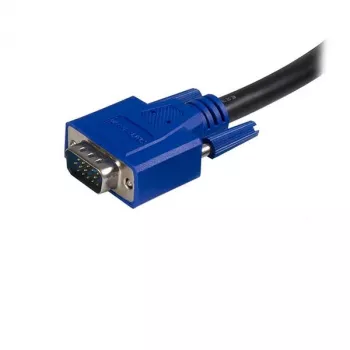 StarTech.com Cavo KVM USB 2-in-1 da 6 ft, 1,8 m, VGA, nero, USB, USB A + VGA, USB B + VGA