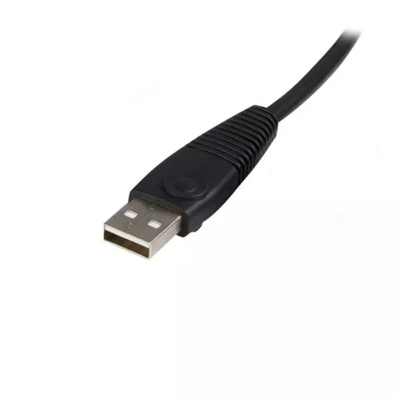 StarTech.com Cavo KVM USB 2-in-1 da 6 ft, 1,8 m, VGA, nero, USB, USB A + VGA, USB B + VGA