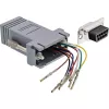 InLine Adattatore connettore femmina Sub-D 9 pin a connettore femmina RJ45 68889B InLine