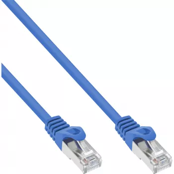 InLine Cavo patch SF/UTP Cat.5e blu 25m