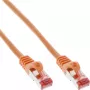 InLine Cavo patch S/FTP PiMF Cat.6 250MHz PVC rame arancione 25m