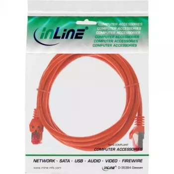 InLine Cavo patch S/FTP PiMF Cat.6 250MHz PVC rame arancione 25m