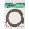 InLine Cavo patch S/FTP PiMF Cat.6 250MHz PVC rame marrone 25m