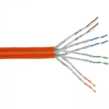 InLine Cavo da installazione duplex S/FTP PiMF Cat.7a AWG23 1200MHz, LSOH, 300m