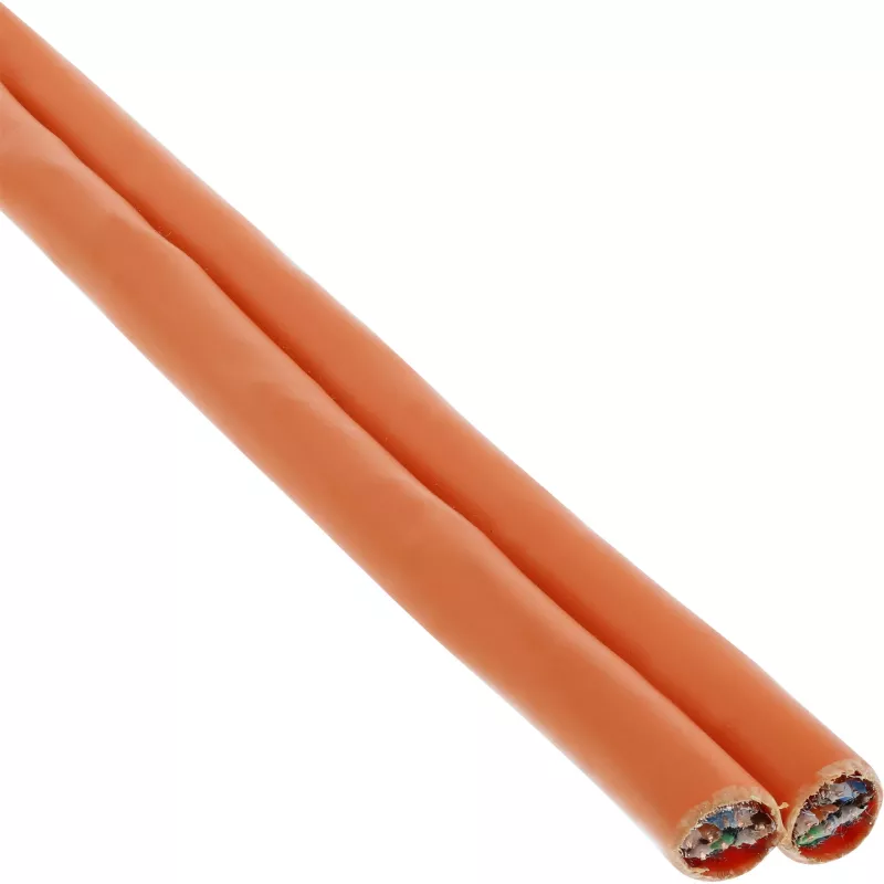 InLine Cavo da installazione duplex S/FTP PiMF Cat.7a AWG23 1200MHz, LSOH, 500m