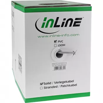 InLine Cavo da installazione massiccio SF/UTP Cat.5e AWG24 CCA PVC 500m