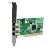 StarTech.com Scheda adattatore PCI 1394a FireWire a 4 porte – 3 esterne, 1 interna