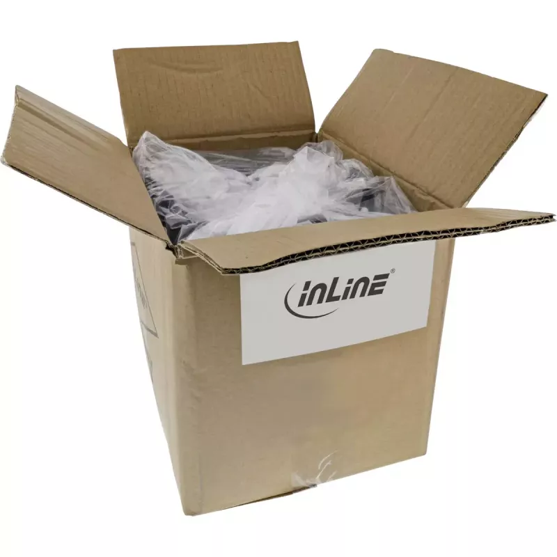 InLine B-35610 Cavo prolunga USB 3.2 A maschio/femmina, nero, 1 m, confezione bulk da 80