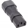 InLine adattatore di rete IEC 60320 C14 su C13, 3 poli, connettore per apparecchi