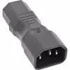 InLine adattatore di rete IEC 60320 C14 su C13, 3 poli, connettore per apparecchi