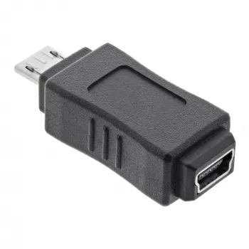 InLine adattatore Micro-USB Micro-B connettore maschio / Mini-USB 5 pin connettore femmina