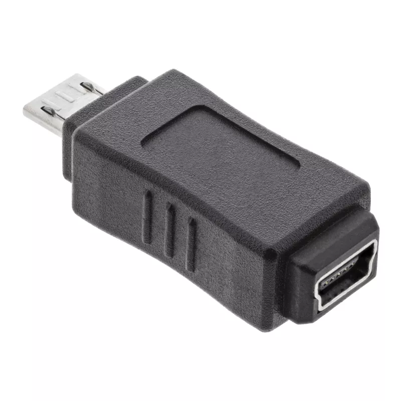 InLine adattatore Micro-USB Micro-B connettore maschio / Mini-USB 5 pin connettore femmina