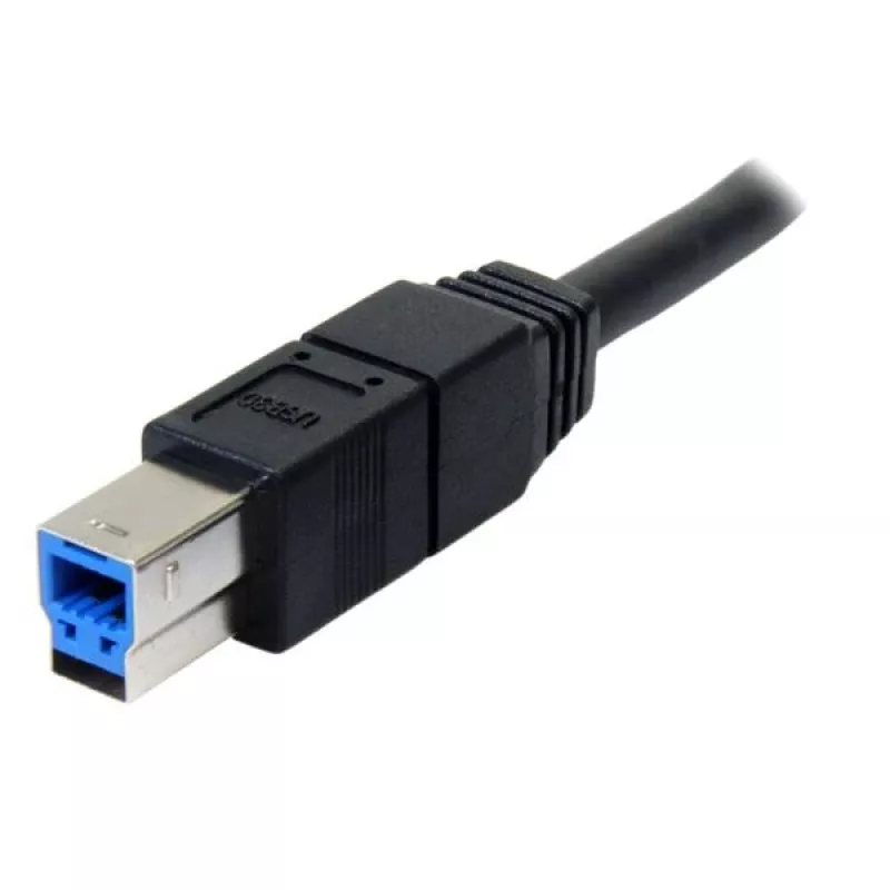 StarTech.com cavo SuperSpeed USB 3.0 nero 3 m A su B - M/M