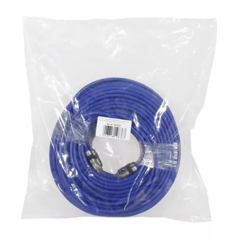 Cavo audio RCA InLine Premium 2x connettore maschio / maschio RCA placcato oro 15 m