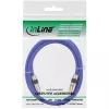 Cavo video e audio digitale RCA InLine Premium connettore maschio / maschio RCA placcato oro 0,5 m