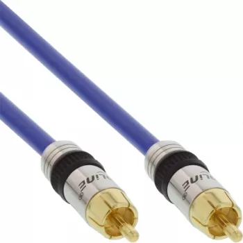 Cavo video e audio digitale RCA InLine Premium connettore maschio / maschio RCA placcato oro 20 m