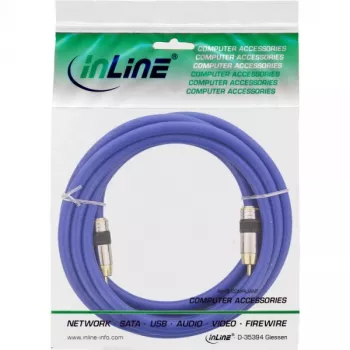 Cavo video e audio digitale RCA InLine Premium connettore maschio / maschio RCA placcato oro 3 m