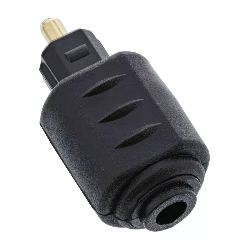 Adattatore audio ottico connettore femmina 3,5 mm / connettore maschio Toslink InLine 89907