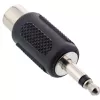 Adattatore audio InLine connettore maschio 3,5 mm / 1x connettore femmina RCA mono
