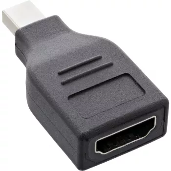 Convertitore DisplayPort InLine, connettore maschio mini DisplayPort / connettore femmina HDMI, FullHD/60Hz