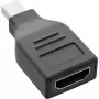 Convertitore DisplayPort InLine, connettore maschio mini DisplayPort / connettore femmina HDMI, FullHD/60Hz